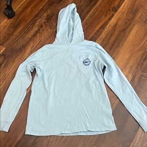 Boys vineyard vines long- sleeve hooded t-shirt medium 12/14